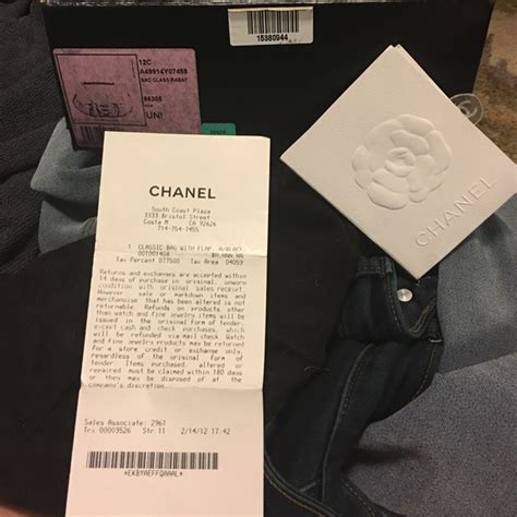 chanel bag receipt|chanel bags outlet online.